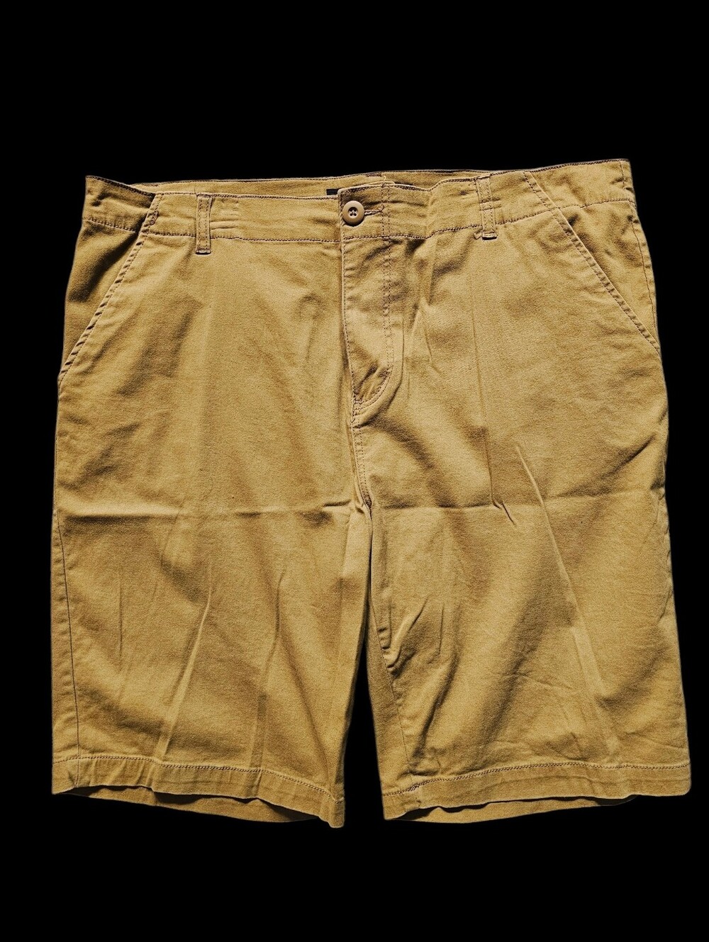 Carbon Men's Khaki Flat-Front Shorts